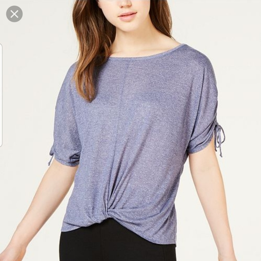 Womens Twist-front Top, BCX for Macy's